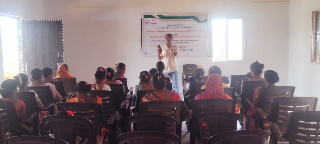 मोखाडा तालुक्यात महिला उद्योजक क्षमता बांधणी कार्यशाळा उत्साहात संपन्न.